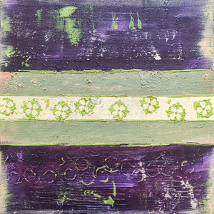 Purple Dance | 12x12 Triptych | Original Painting