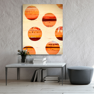 Landscapes of the Soul | 36x48 | orange Painting